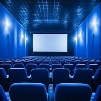 Movie on the Big Screen & Swim